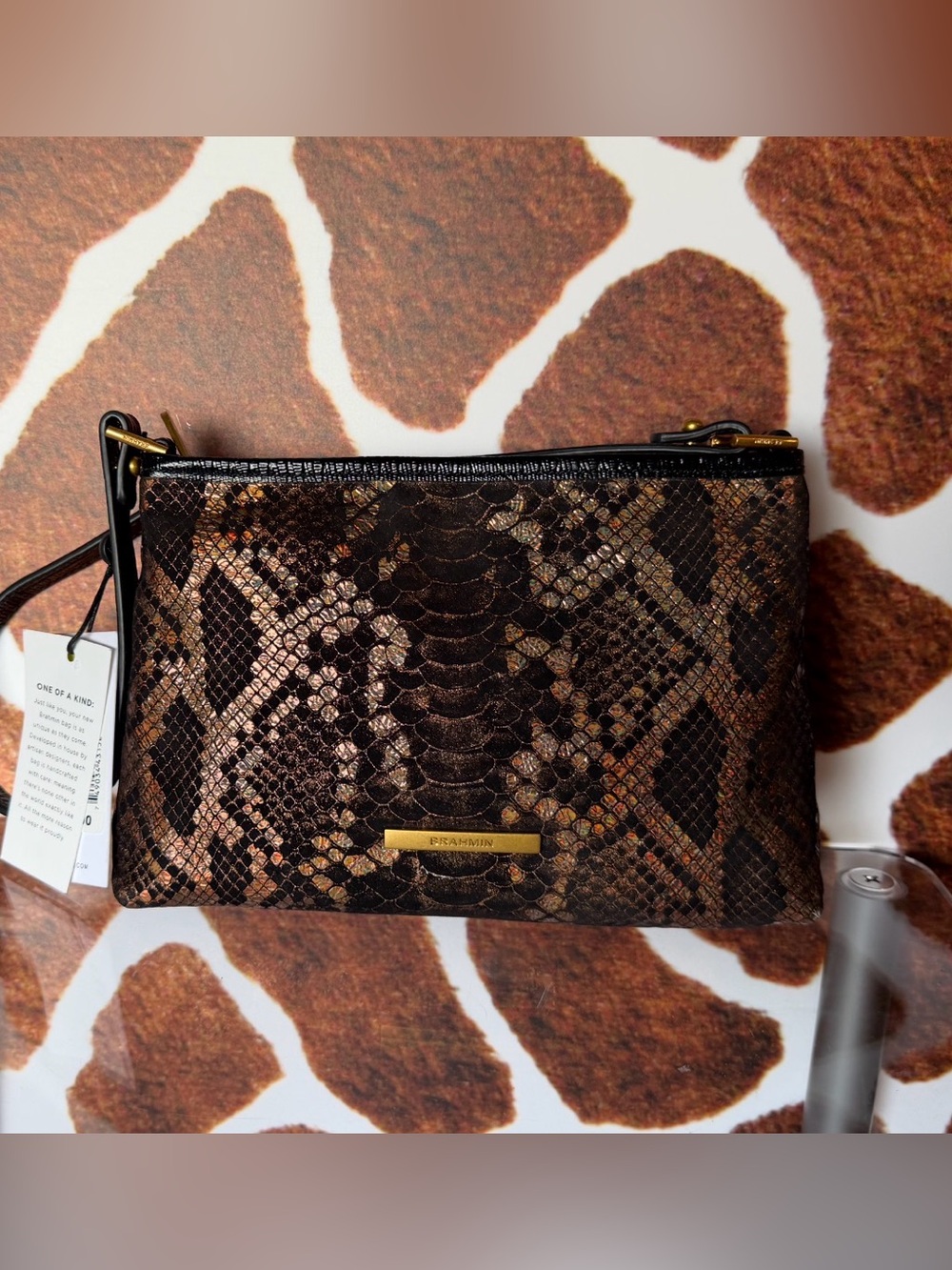 Brahmin Lorelei Bronze Captivate Snake Metallic Shoulder Bag NWT ~~~PRICE FIRM